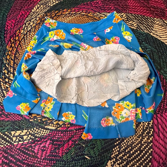 Vintage Floral Pleated Skirt Size 36 - Picture 5 of 5